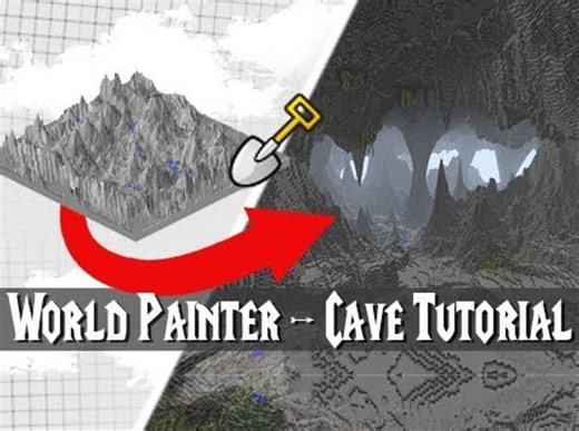 世界画家教程 - 创建史诗般的 Minecraft 洞穴！ (Jeracraft)