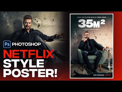 How to Create a Netflix Style Poster in 5 MINUTES!