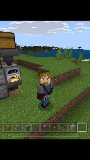 Quick Build Coal Farm / Charcoal Farm Minecraft Update #shorts