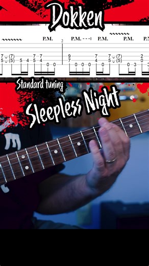 45K views · 934 reactions | Sleepless Night guitar riff by Dokken with tabs. Learn this guitar riff—plus over 200 more killer riffs—in my course Riff Factory from GuitArmy! | GuitArmy | Facebook