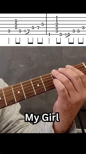 How to Play My Girl Easy Guitar Lesson