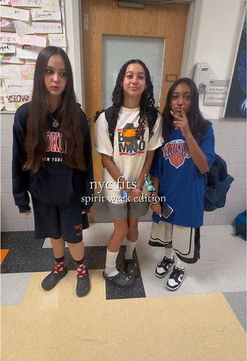 adam sandler day 🌚 (not everyone participated) #nyc #highschool #fitcheck #spiritweek #fashion #ootd #outfit #schoolfit #newyork #manhattan #viral #foryou #fyp #adhs #adamsandler