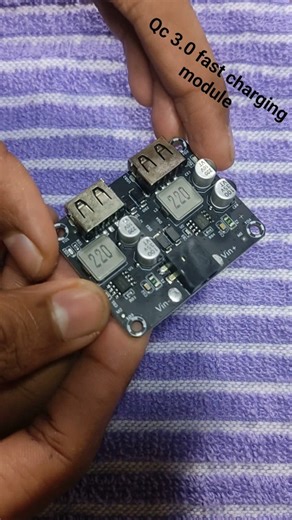 #electronic , Qc 3.0 module. [fast charging module with voltage trigger]. Power Bank module.