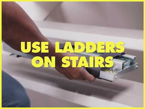 Ladder-Aide PRO - The tool you need to use ladders on stairs!