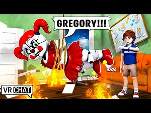 Circus Baby BABYSITTING GREGORY in VRCHAT