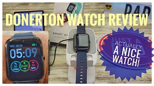 Watch Review Donerton Smart Watch. How To Setup. Works Great! on Amazon Live