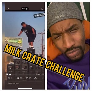 32K views · 699 reactions | This is why people are doing the Milk crate challenge!  #milkcratechallenge￼￼ | Joél James | Facebook