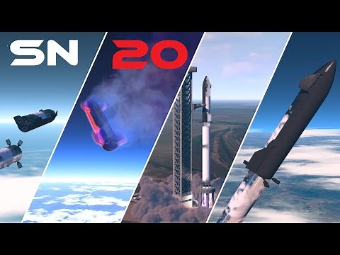Starship Orbital Launch Animation (SN20 / BN4)
