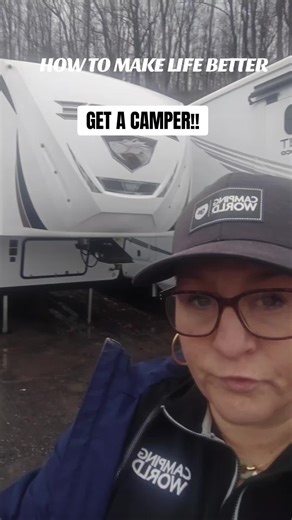 if you're thinking of ways to make your life better it's time to get a camper! spending time outdoors is the natural fix for anybody's blues!#creatorsearchinsights #howtomakelifebetter #campingtime #roadto200 #rvtiktok @Camping World