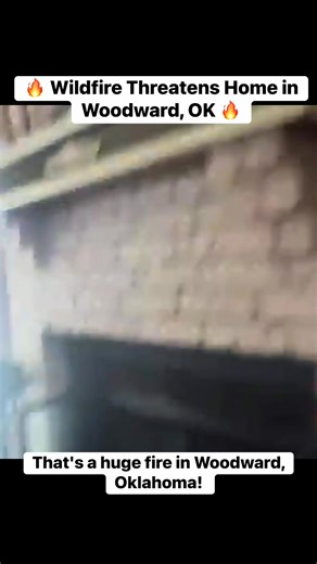 🔥 Wildfire Threatens Home in Woodward, OK 🔥 A rapidly spreading wildfire in and near downtown Woodward, Oklahoma nearly destroyed my buddy’s home earlier today. The intense flames moved quickly through parts of the area, creating a very dangerous situation for residents. The video was captured by Darryl, owner of Stewart Auto Glass in downtown Woodward, showing just how close this fire came to homes and businesses. Please keep Darryl, his family, and everyone impacted in your thoughts and pray