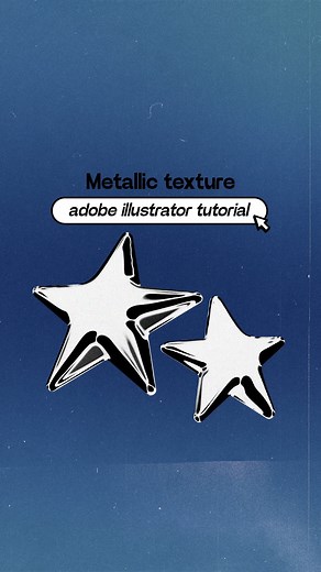 Adele Ix on Instagram: "Metallic texture in Adobe Illustrator⭐️ Share and save for later✨ #graphidesign #adobeillustrator #adobetutorial #designguide #illustratortutorial #illustratortips #adobetool"