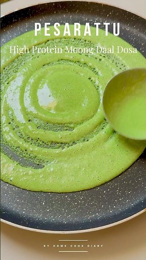 Crispy Moong Dal Dosa in 15 Minutes! | High Protein Pesarattu Recipe 💪🌿