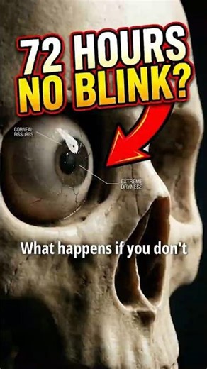 What Happens if You Dont Blink for 72 Hours #whatif #education #awareness #entertainment #viral