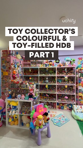 160K views · 441 reactions | [PART 1] It's like a toy wonderland!  Inside this artist's colourful home are cabinets filled with toy collections, lots of quirky DIY projects, toy-themed furniture, and playschool-inspired creation room!  | Uchify - Home & Living Inspo For Singaporeans | Facebook