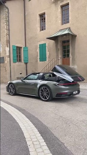 Targa Roof Opening 🔥 Porsche 911 Targa 4s 992