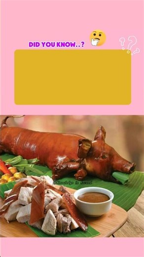 Did You Know? Roasting Pork Is One of the Oldest Cooking Methods! 🐖🔥 #shorts #didyouknow #food #fyp