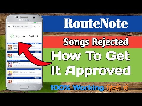 Routenote Songs Rejected | Routenote Note Approved My Song | Hits Musical Hindi | RouteNote Tutorial