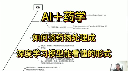 【AI＋药学】如何将药物处理成深度学习模型能看懂的形式？