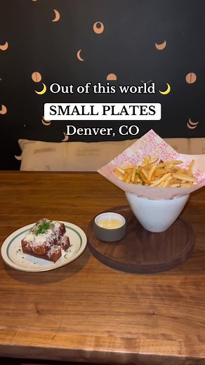Experience out of this world dishes at Major Tom. With small plates made for sharing, you can try a little of everything! 🌙🌎 ##majortom##beckon##majortomdenver##denverfoodie##denverfood##rinodenver##denverrestaurant