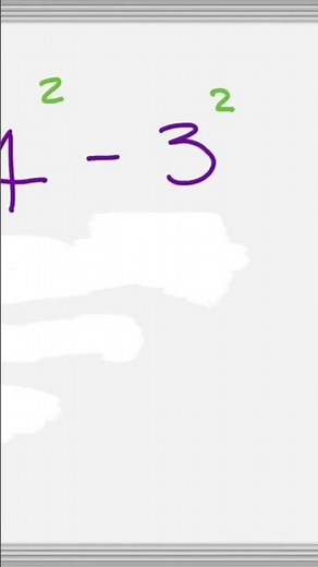 How to subtract powers with different bases. Subtracting exponents. #shorts #exponents #powers