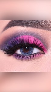 36K views · 694 reactions | Blue and Pink Cut Crease! | Learning with Shilpa | Facebook