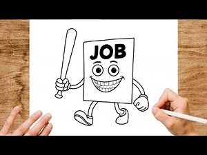 How To Draw JOB JOB JOB JOB JOB SAHUR Easy | ANOMALI