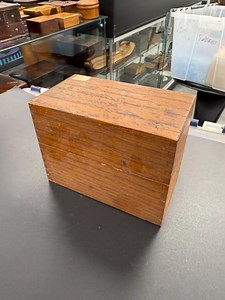 Rustic Vintage Oak Wooden Box | Farmhouse Primitive Storage, Recipe Card Holder, Collectible Décor - Etsy