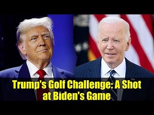 Trump's Golf Challenge: A Shot at Biden's Game