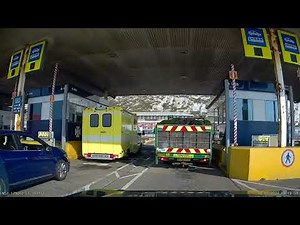 Dover Ferry Port - arrival in Dover onto DFDS ferry Cote D'Opale in real time