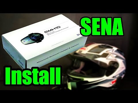 Sena SMH 10 Helmet Install