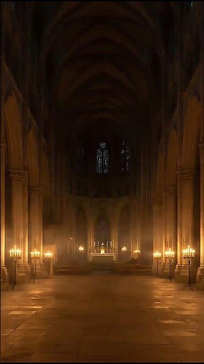 Candles down the nave 🕯️ an hour of Gregorian chant for peace #gregorianchant #sacredmusic #chant
