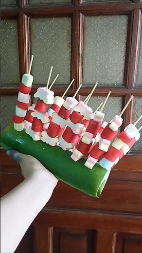hotdog mallows on stick for kids birthday party 🥳