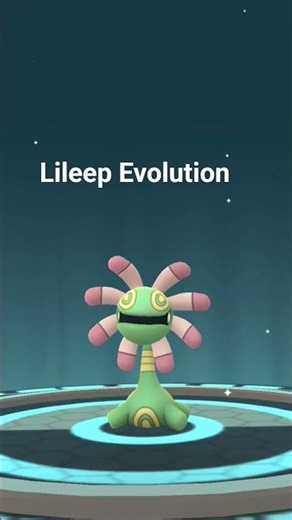 evolution LILEEP to.....??#pokemongoindonesia #pokemon #pokemongoevolution #pokémongo #reels #kids
