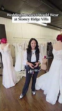 Spanish Inspired Vintage Wedding Dresses for Stoney Ridge Villa Open House