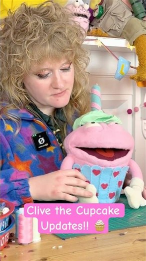 We’ve come so far with our Cupcake Puppet!! 🧁