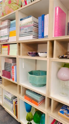 blue print store & gallery on Instagram: "love yourshelf . stop by our showroom to peruse our shelves full of collected decor and unique finds!"