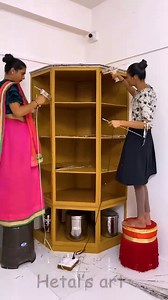 From Empty Corner to a Smart Storage Solution Using Cardboard ✨ | Hetal's Art