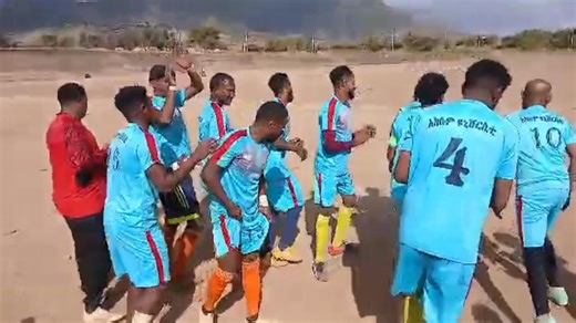 The Aksum University football and volleyball teams at Raya University ( Tri 10, 2018). | Aksum University