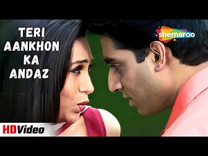 Teri Aankhon Ka Andaz | Udit Narayan | Abhishek, Karishma | Romantic Song| Haan Maine Bhi Pyaar Kiya
