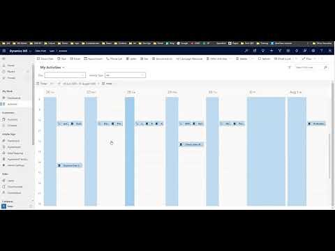 Dynamics CRM - Calendar and Kanban View
