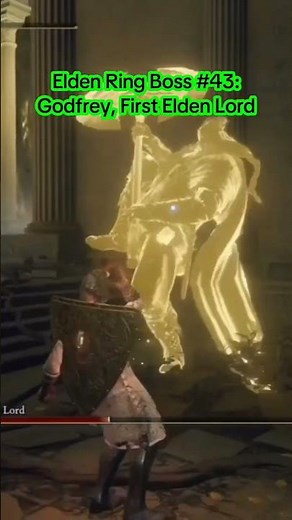 Boss 43: Godfrey, First Elden Lord #Gaming #EldenRing #Xbox #Twitch #Streamer