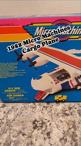 Does this one unlock a memory for ya?? 1988 Micro Machines Cargo Plane #micromachines #80stoys #80skids #retrotoys #minitoys #toyunboxing #toystagram | CPJ Collectibles