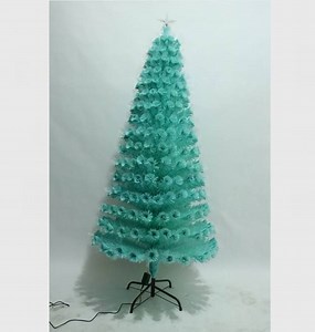 [Hot Item] Light Blue PVC Fiber Optical Christmas Tree Holidays Home Decoration Xmas Tree