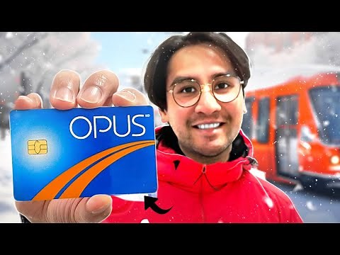 How to get your transit card in Montreal 🇨🇦 (Opus card)