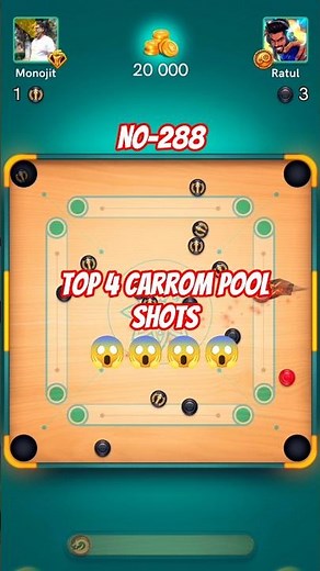 Carrom pool best shots | Carrom pool Incredible shots | Carrom tournament | Amazing gameplay
