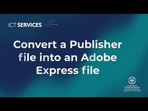 Microsoft Publisher and Adobe Express- Importing Publisher files into Adobe Express