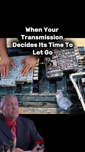 When your transmission gives up on life #trucks #fail #mechanic