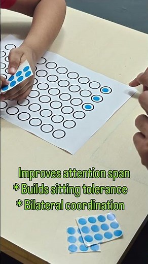 Sometimes the simplest activities create strongest foundation #occupationaltherapy#visualperception