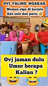 THE MOST HILARIOUS OVJ 🤣 THE MOMENT WHEN OLGA WAS WORKED BY AJIS SULE AND PARTO #ovjjadul #ovjtrans7