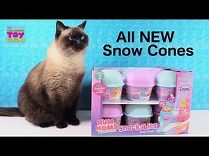 Series 2 Num Noms Snow Cones Snackables Wave 2 Toy Review Unboxing | PSToyReviews